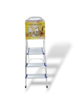 escalera de aluminio tipo tijera de 3 pasos