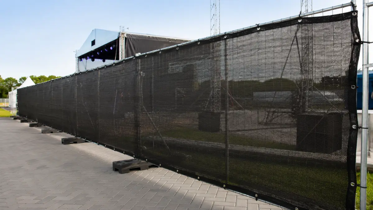 malla protectora para eventos y obras
