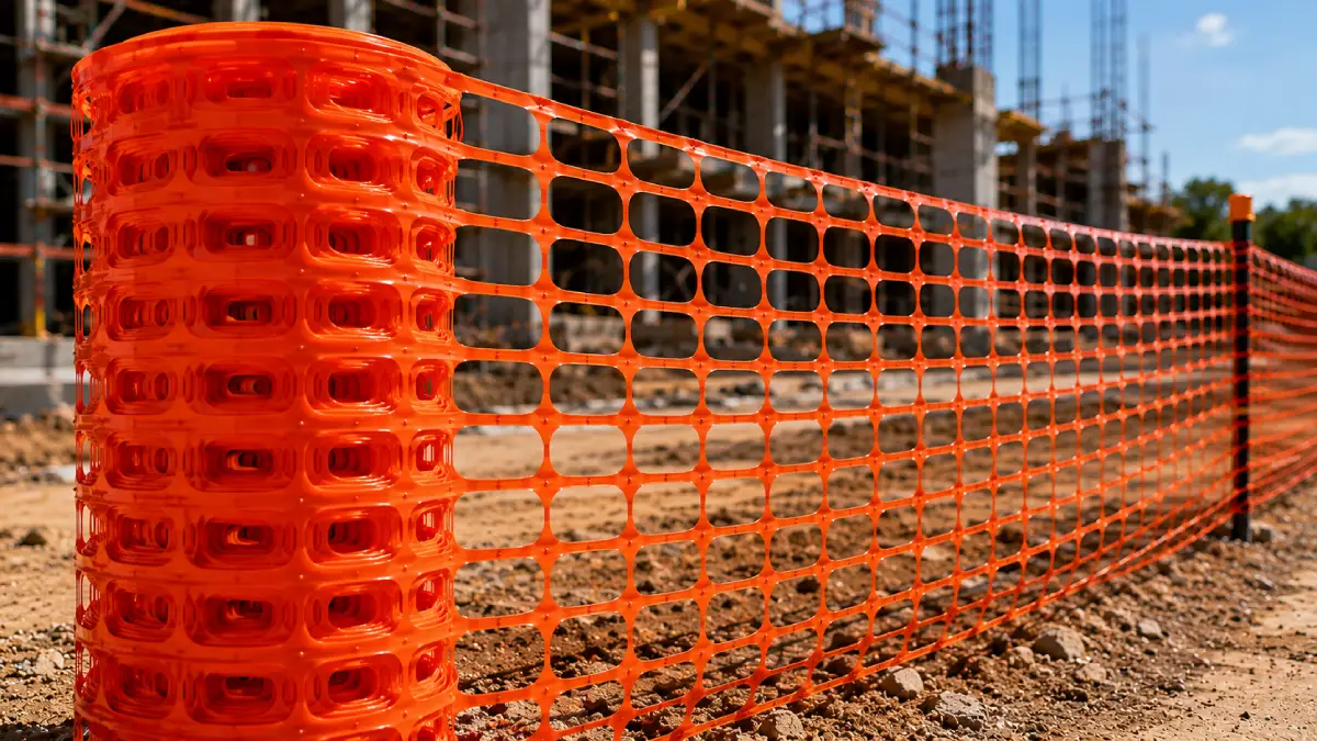 malla de seguridad naranja precio