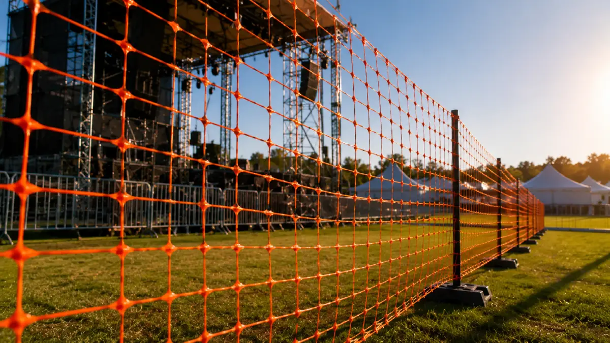 malla protectora para eventos y obras