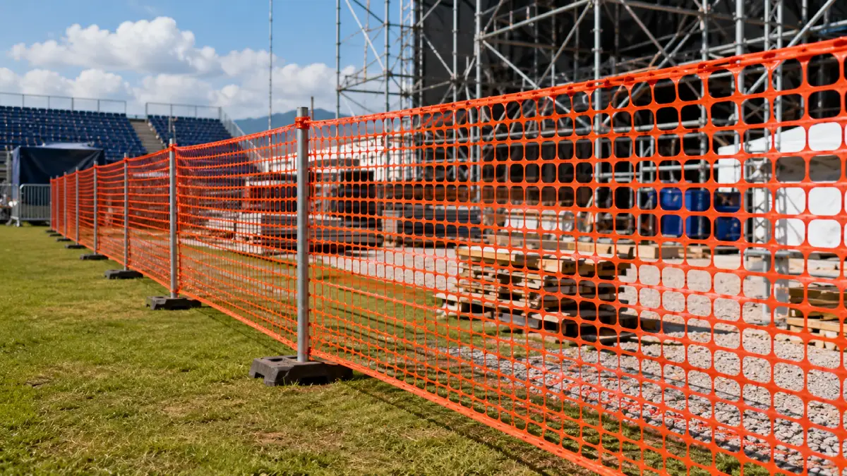 malla protectora para eventos y obras