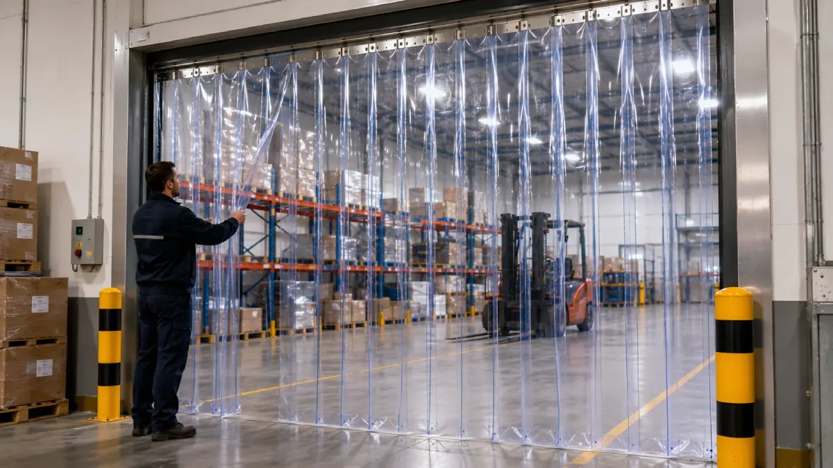 proveedor de cortinas de pvc industrial