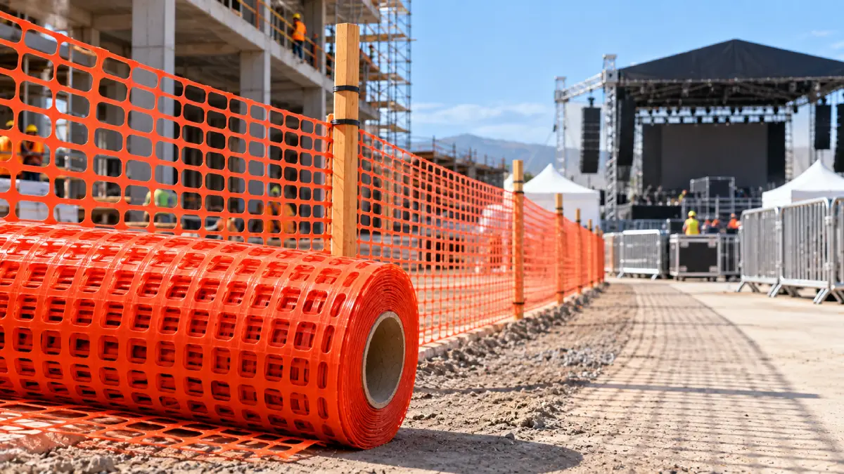 malla protectora para eventos y obras