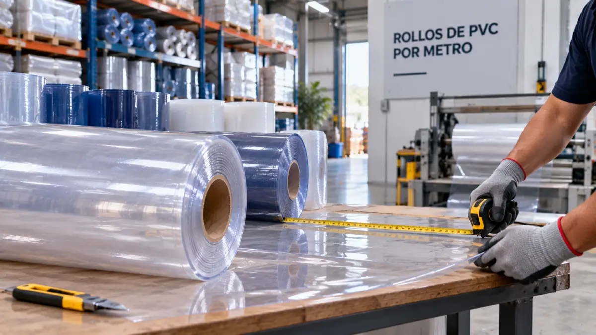 venta de rollos de pvc por metro